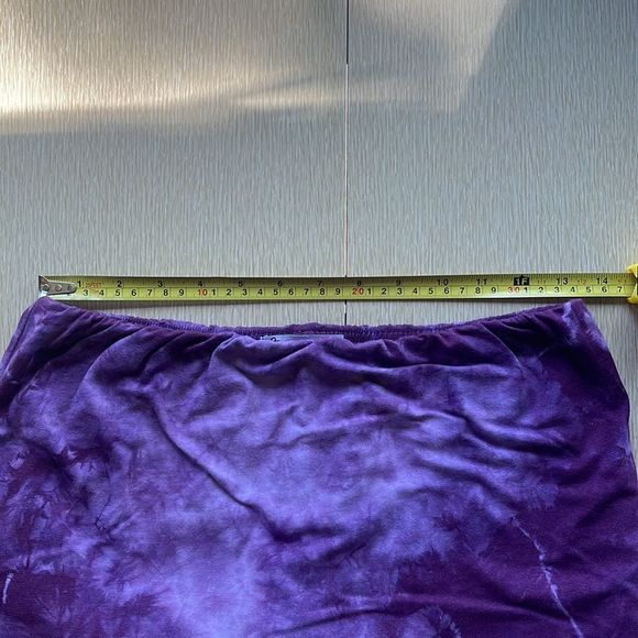 Purple Tie-Dye Wide Leg Pants - Picture 10 of 14